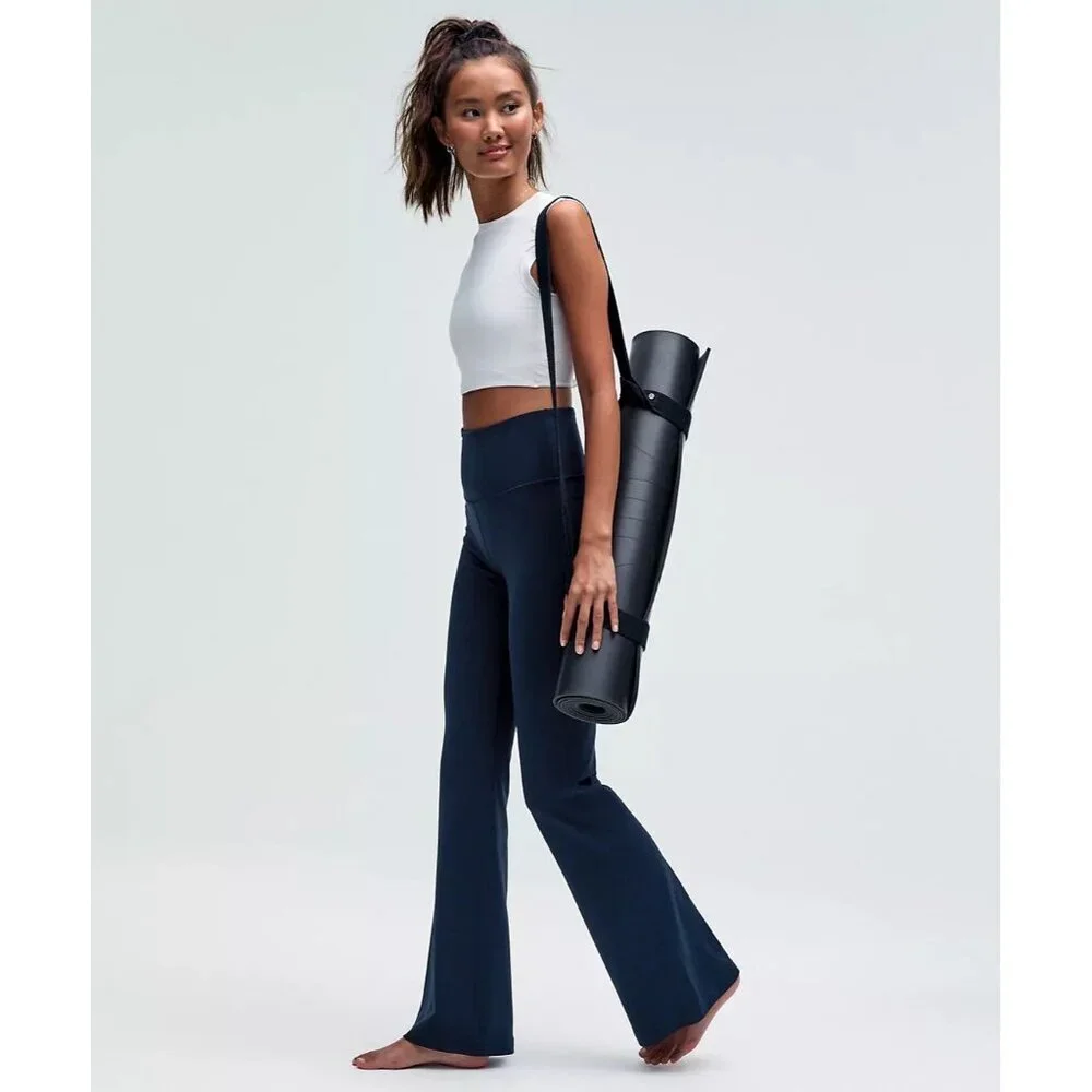 Groove Nulu Super-High-Rise Flared Pant 32.5" - True Navy - Picture 6 of 6